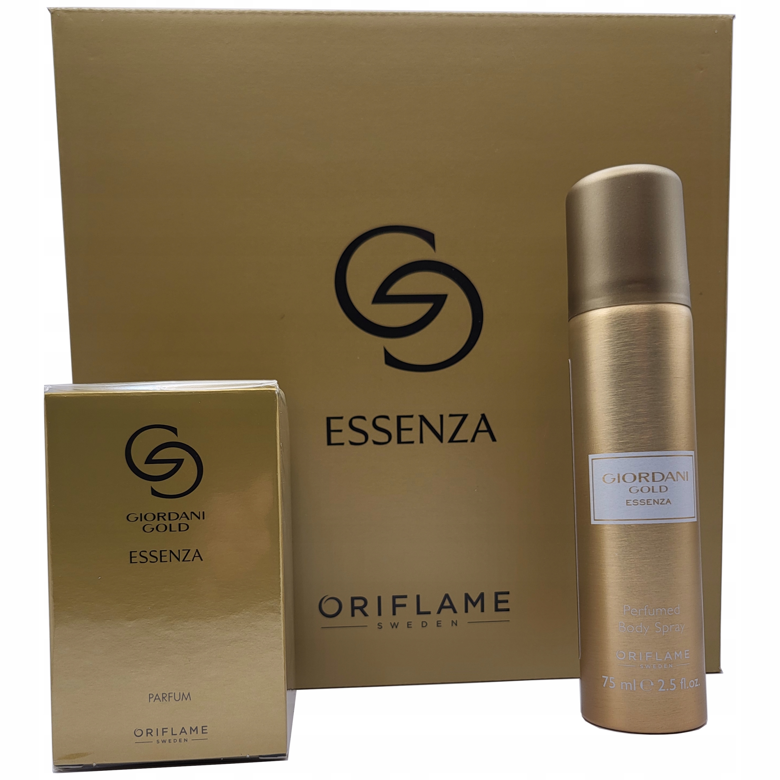 Oriflame Zestaw Giordani Gold Essenza perfumy i spray do ciała