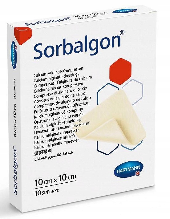 

Hartmann Sorbalgon 10 cm x 10 cm 10 szt.