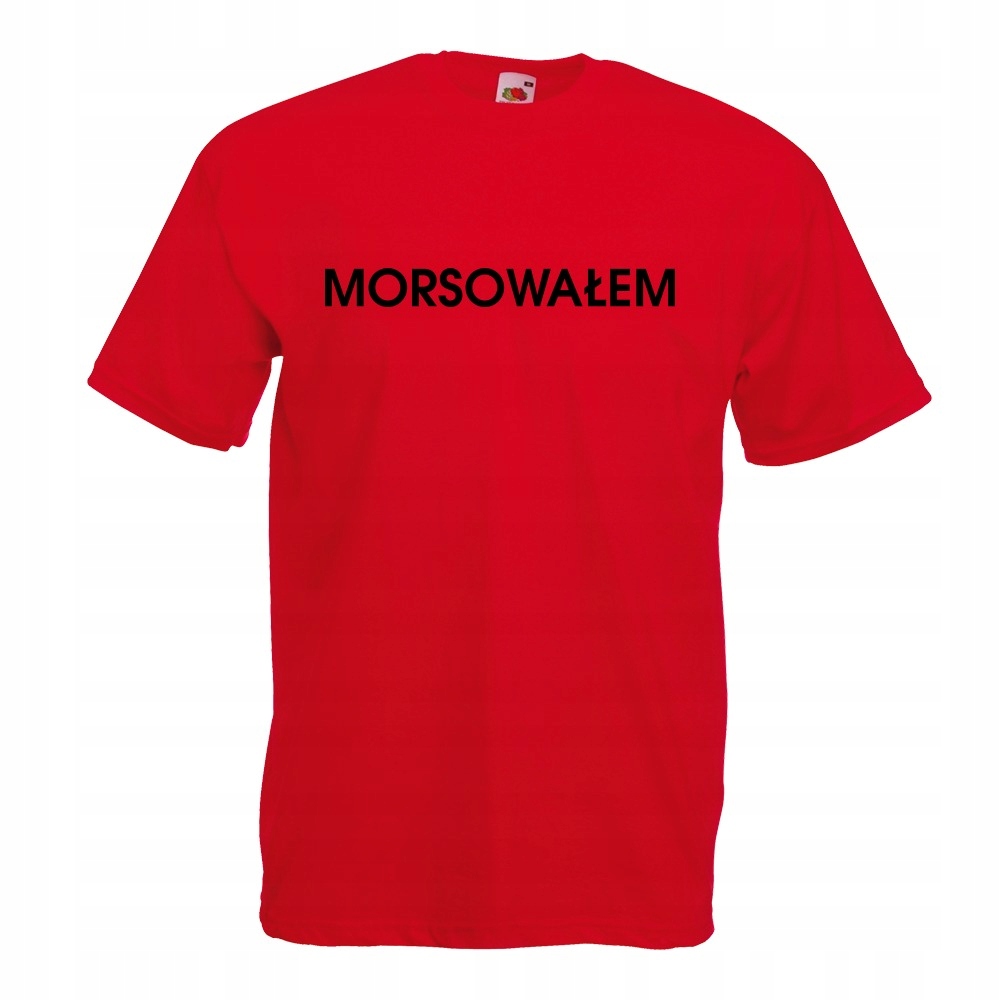 

Koszulka morsowałem morsy morsowanie S czerwona