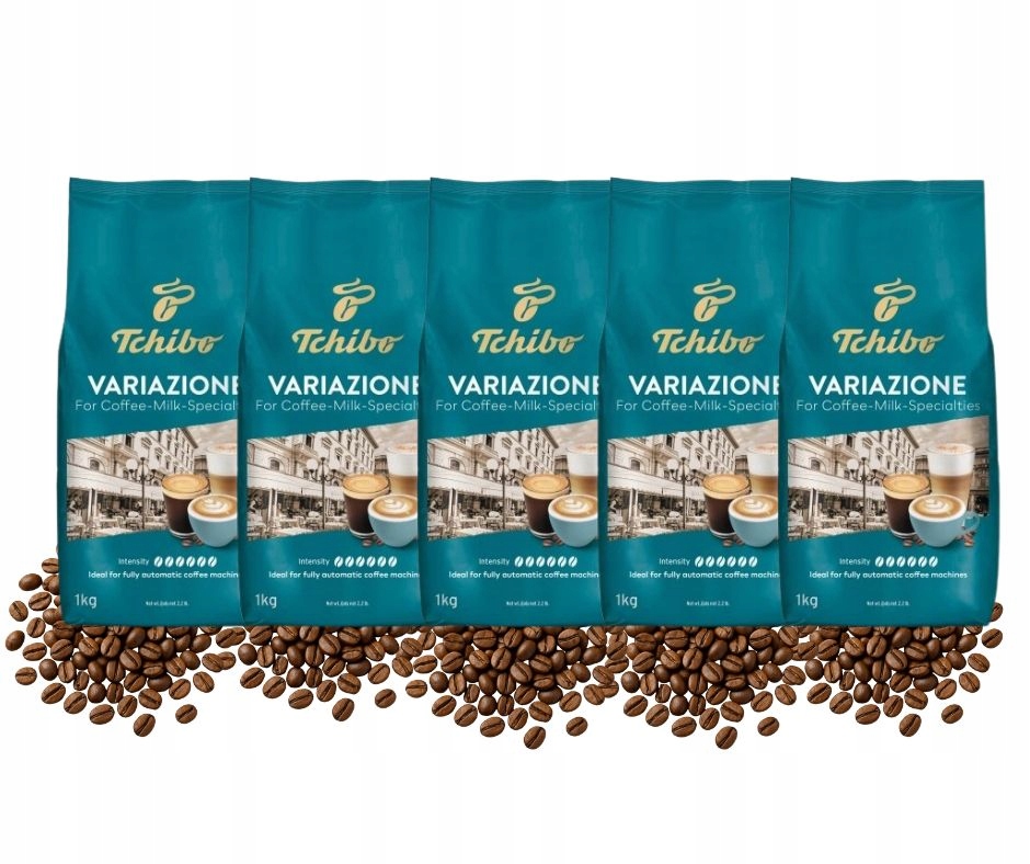 Levně Tchibo Káva Zrnková Variazione sada 5x1 kg