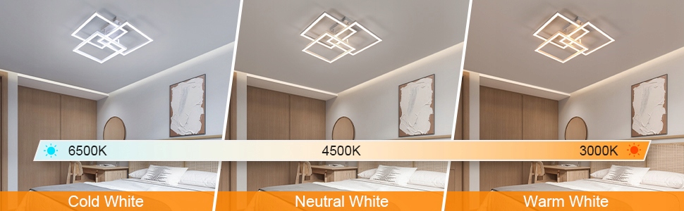 LAMPA SUFITOWA LED NOWOCZESNY ŻYRANDOL ŚCIEMNIALNY Z PILOTEM 40W Zasilanie sieciowe