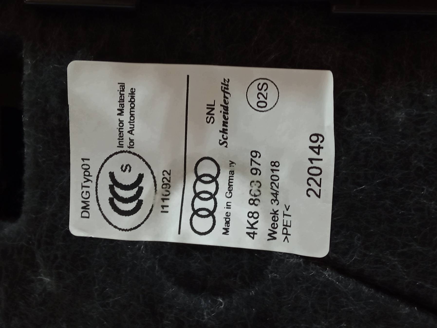 upholstery side right front 4K EU Audi A7 II (2018-2025) C8