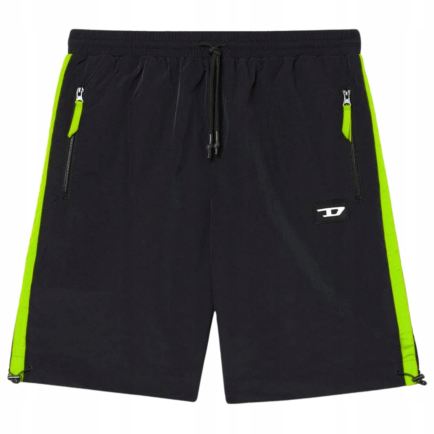 Kraťasy Diesel s černými nylonovými kraťasy a logem vel.