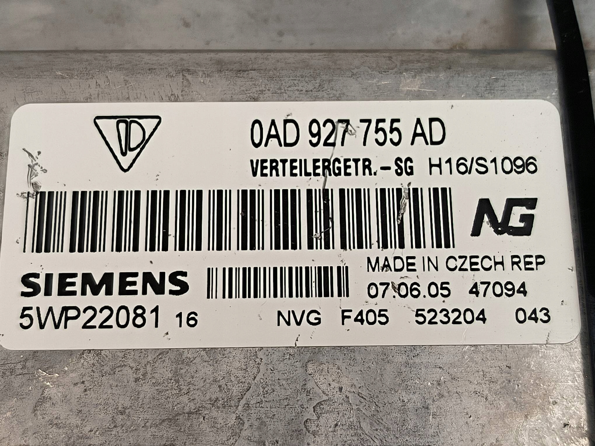 Computer 0AD927755AD PORSCHE CAYENNE und 9PA