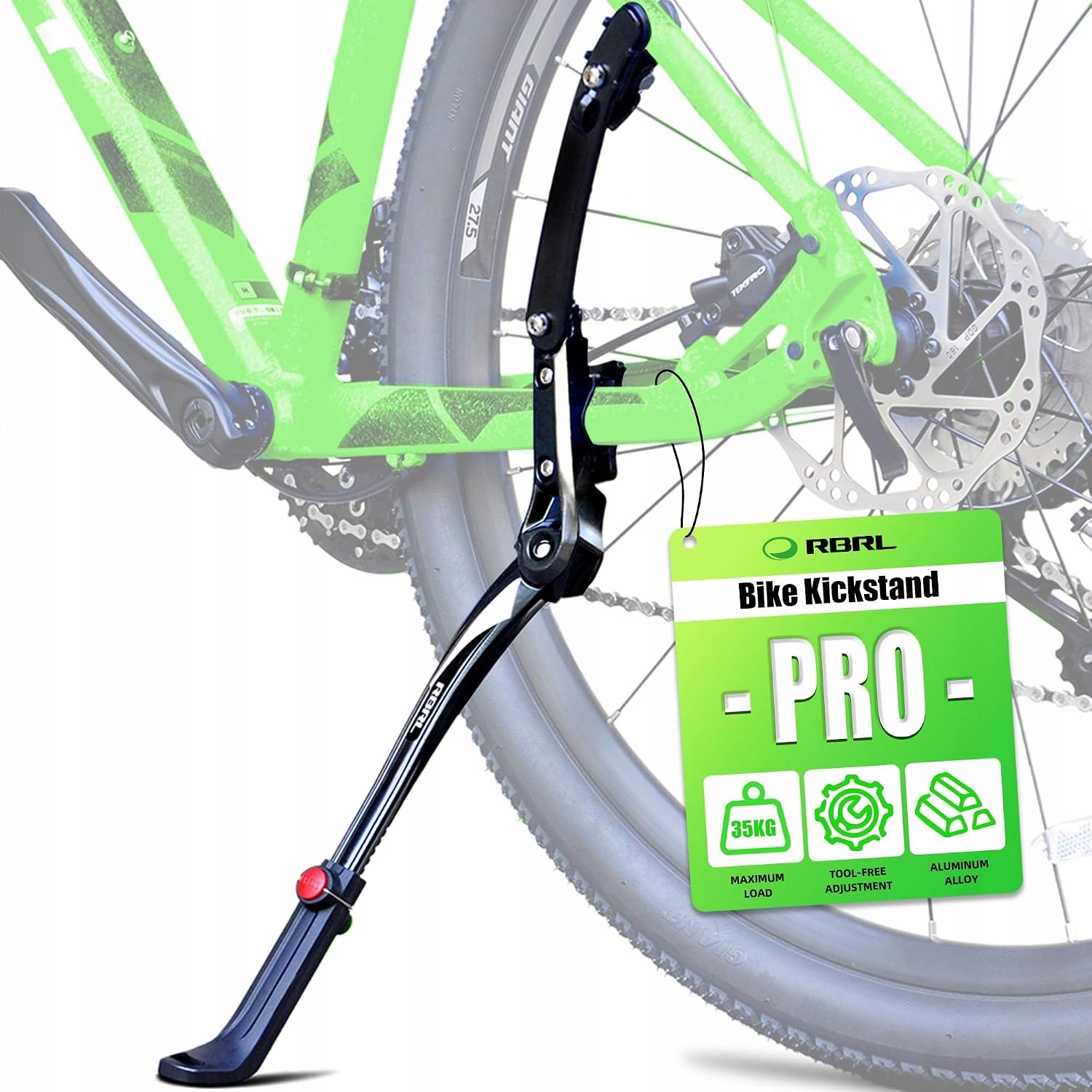 Rbrl KA-56L Uniwersalna stopka/ podpórka do roweru 24”-29” 8 cm specjalna