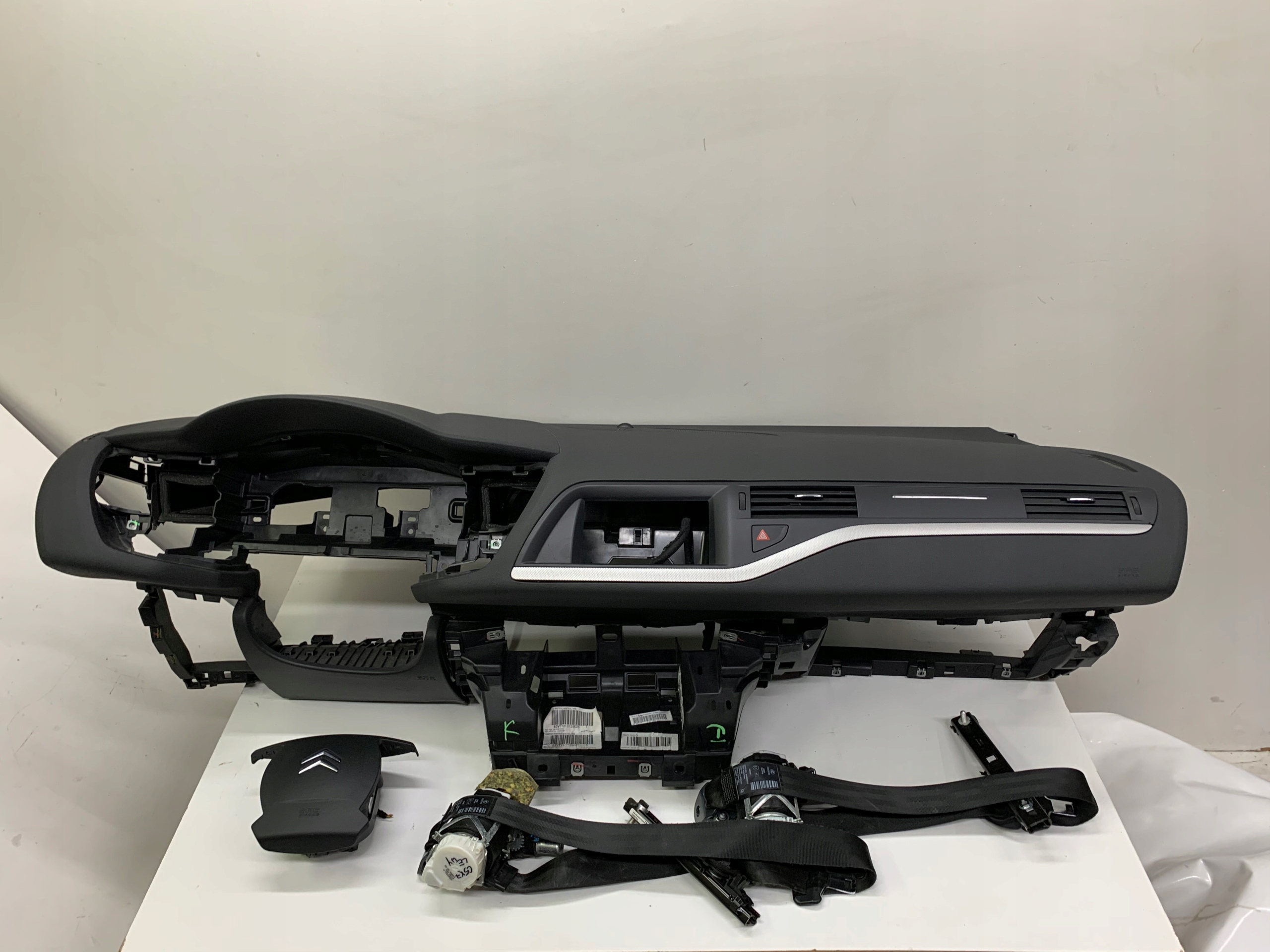 CITROEN C5 X7 KONSOLA AIRBAG PASY KOMPLET