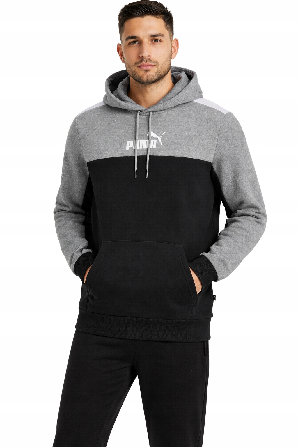 Puma bluza męska sportowa wkładana przez głowę z kapturem bawełniana XXL