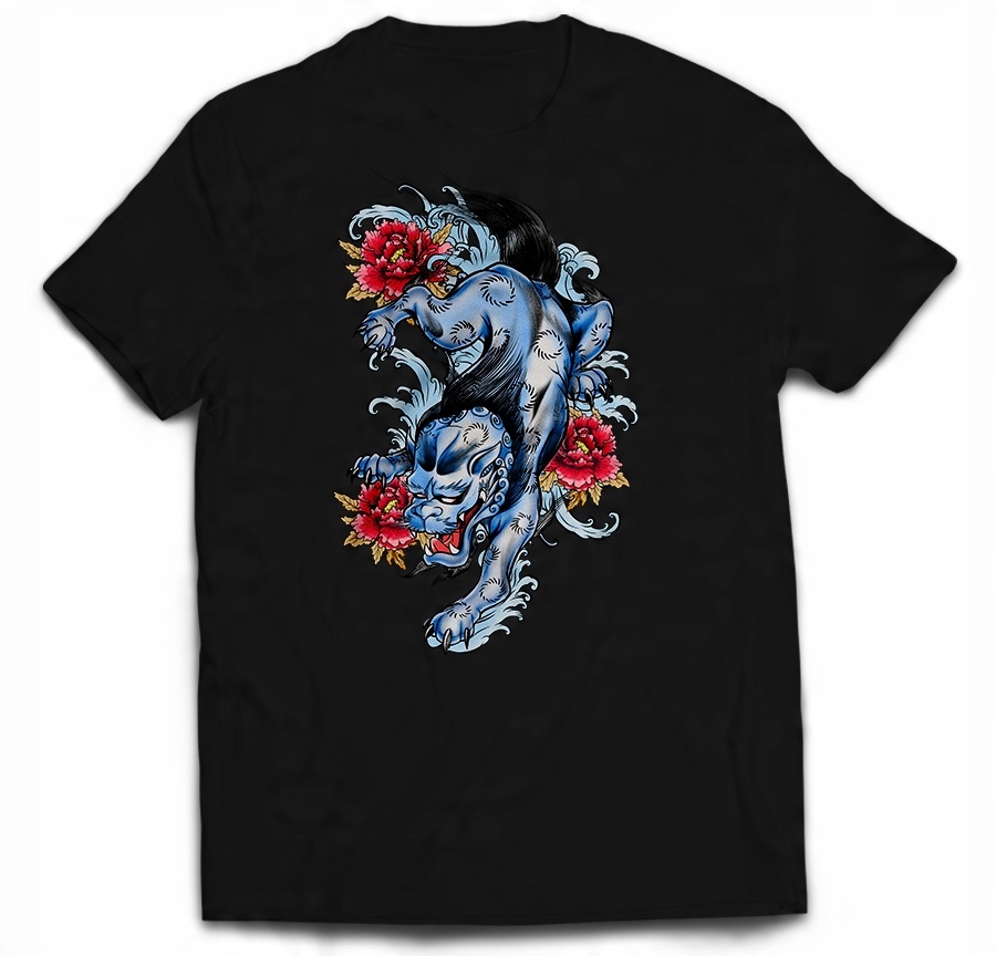 

Smok Dragon Lew Tygrys Manga Anima Japonia 4XL