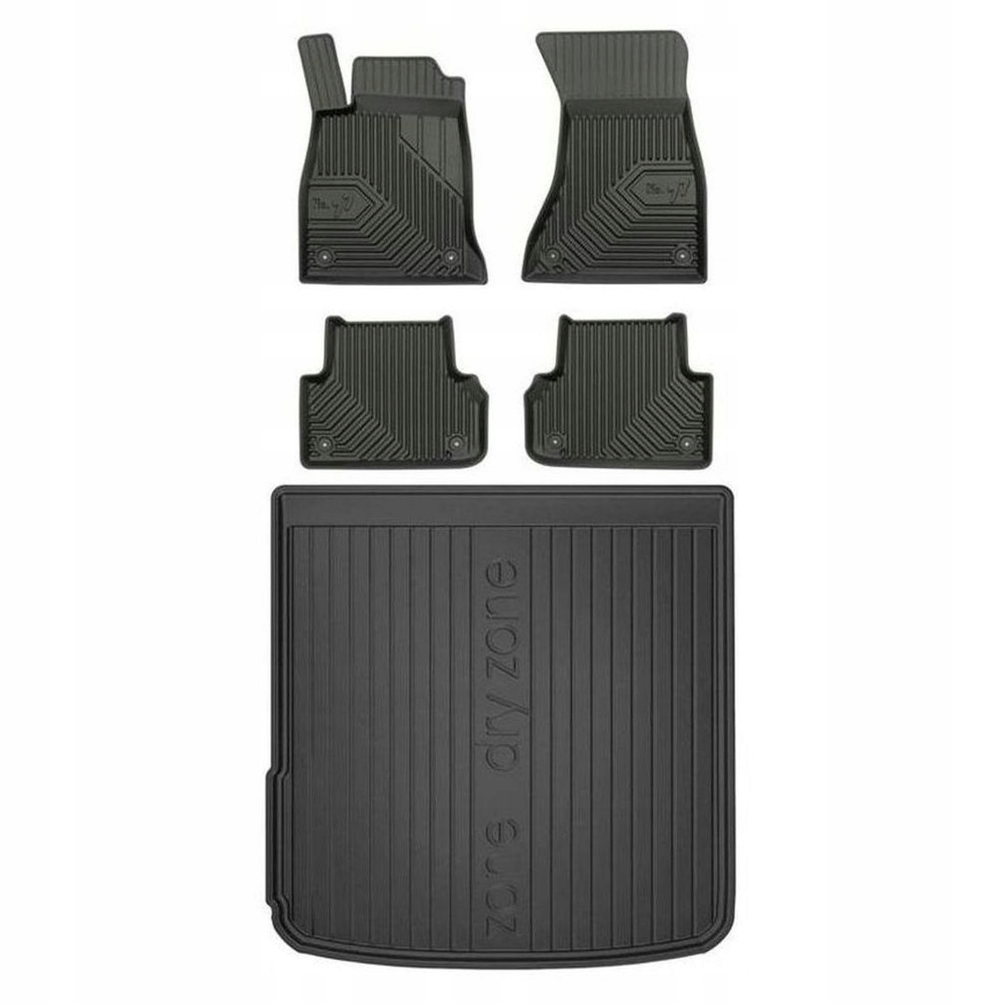 Gumová sada kobercov a rohoží Audi A4 B9 2015-2023