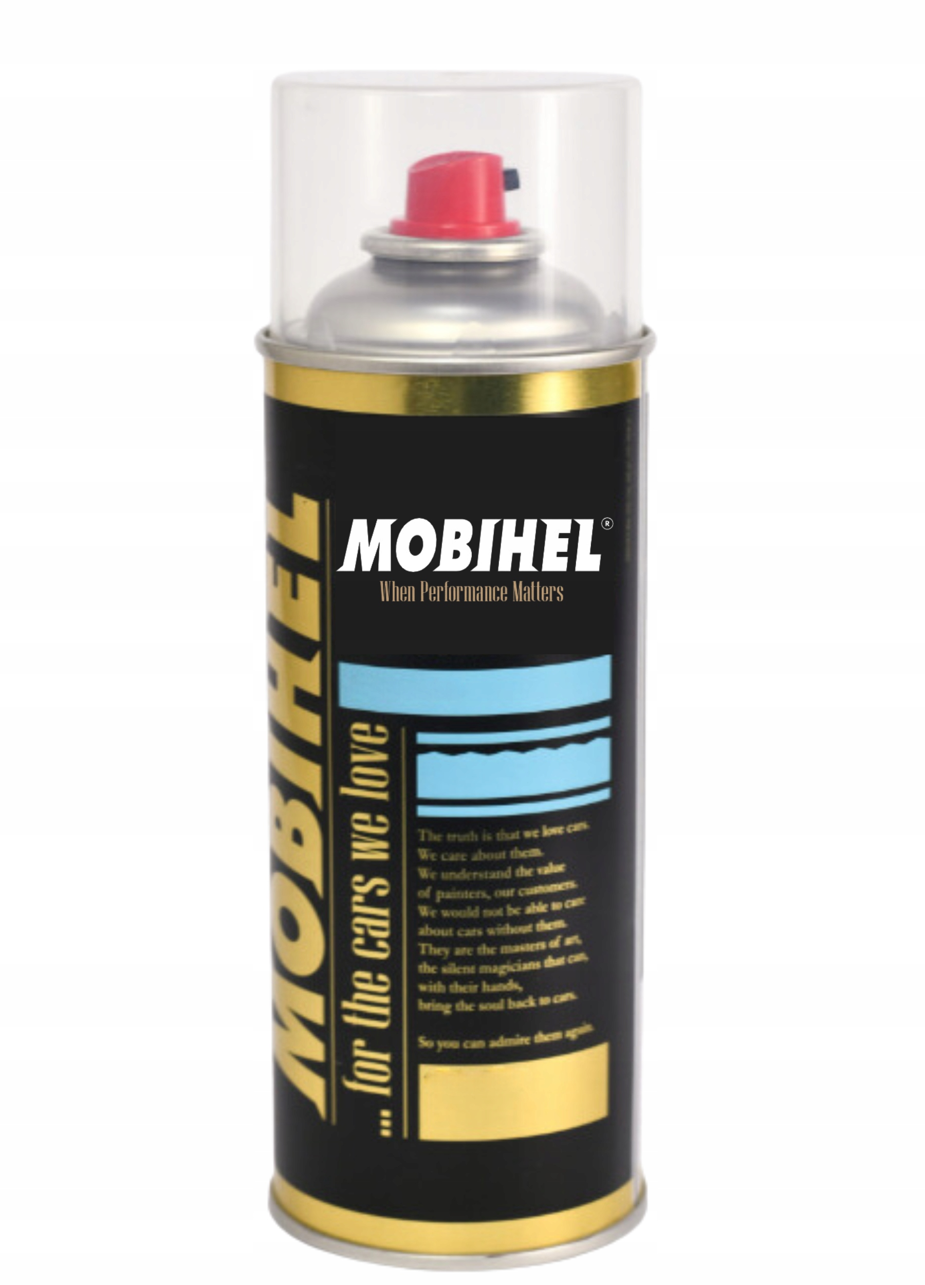2K Bezbarwny Mat Z Utwardzaczem 2K Klar Mobihel Lakier Spray 400 ML