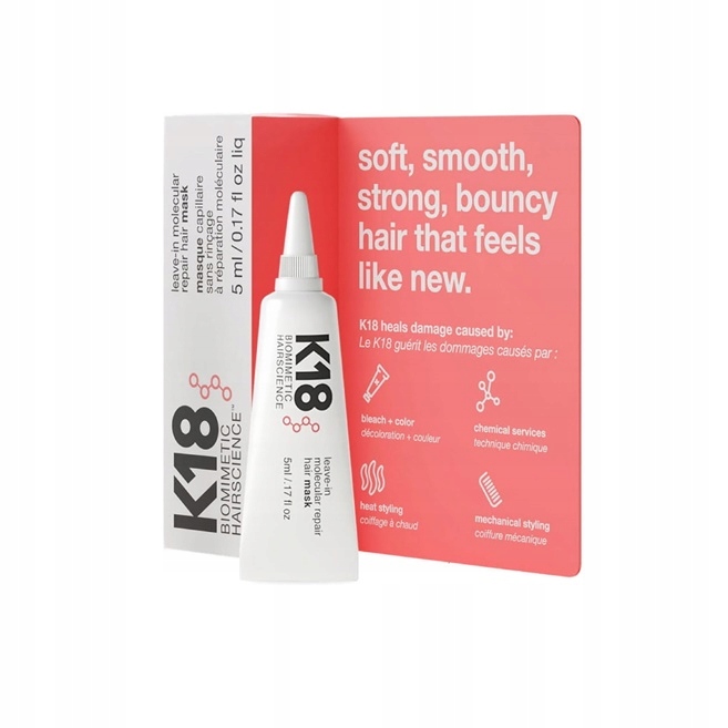 K18 HAIR MASK WEGAŃSKA MASKA ODBUDOWUJĄCA WŁOSY