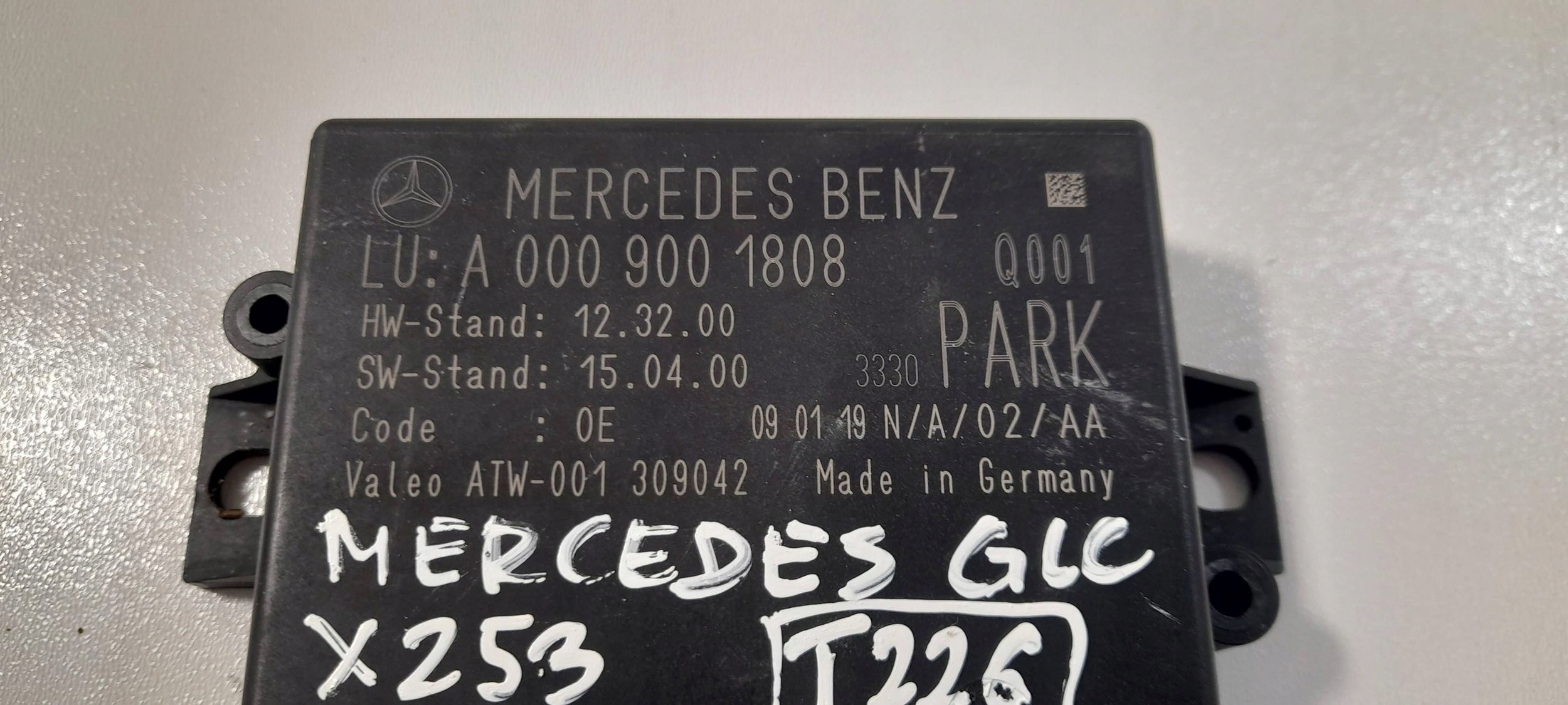 Mercedes-Benz GLC X253 C253 modulo PDC A0009001808 (T226)