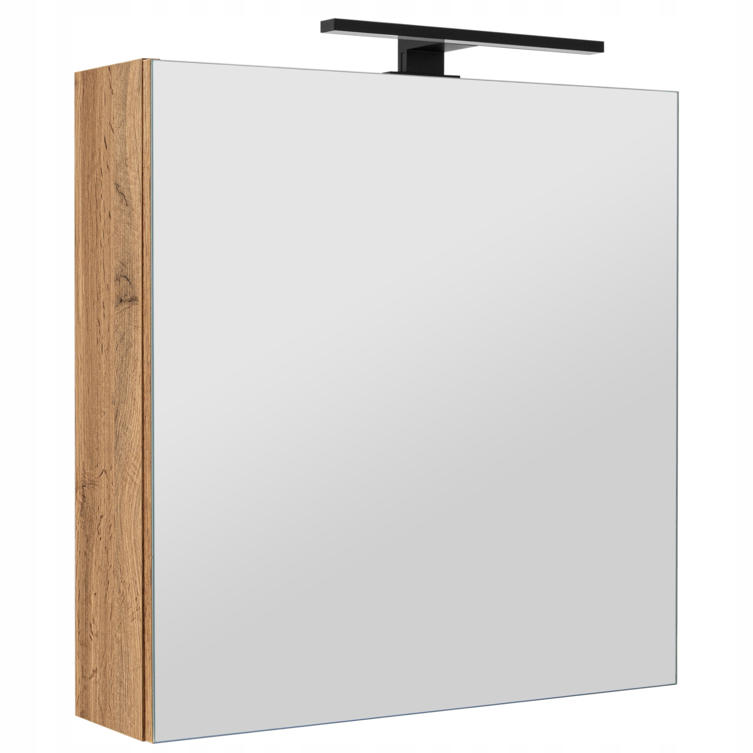 SZAFKA ŁAZIENKOWA Z LUSTREM LUSTRZANA WISZĄCA DO ŁAZIENKI DĄB WOTAN 60 cm EAN (GTIN) 5905369500190