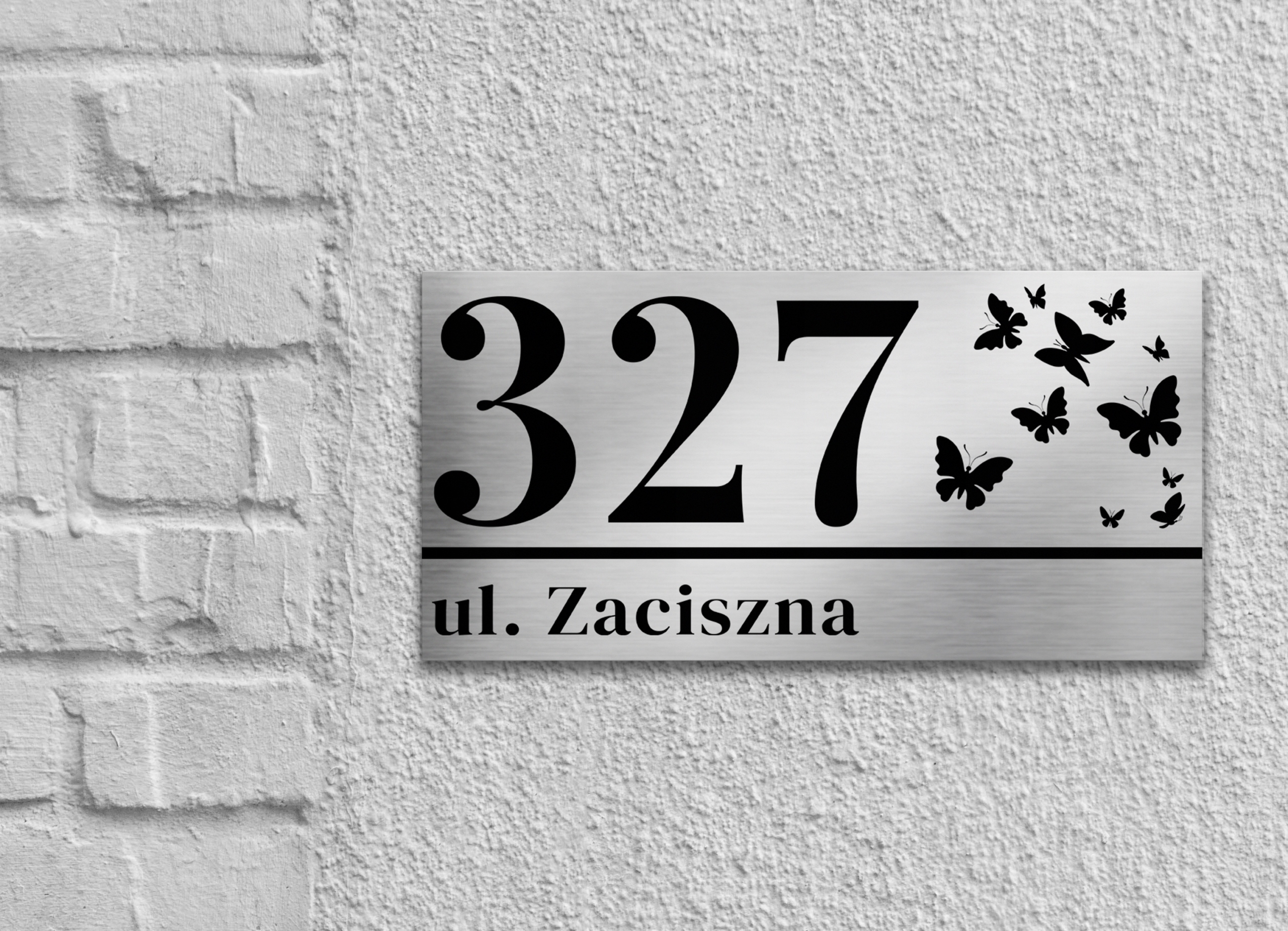 TABLICZKA na dom TABLICA Adresowa NUMER DOMU w 114 Kod producenta Tablica Dibond Adre Numer Domu