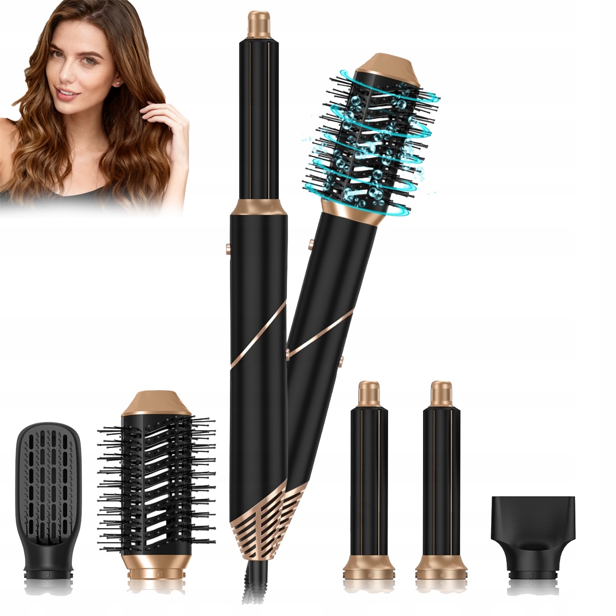 5W1 Suszarka I Stylizator – Lokówka, Prostownica, Jonizacja