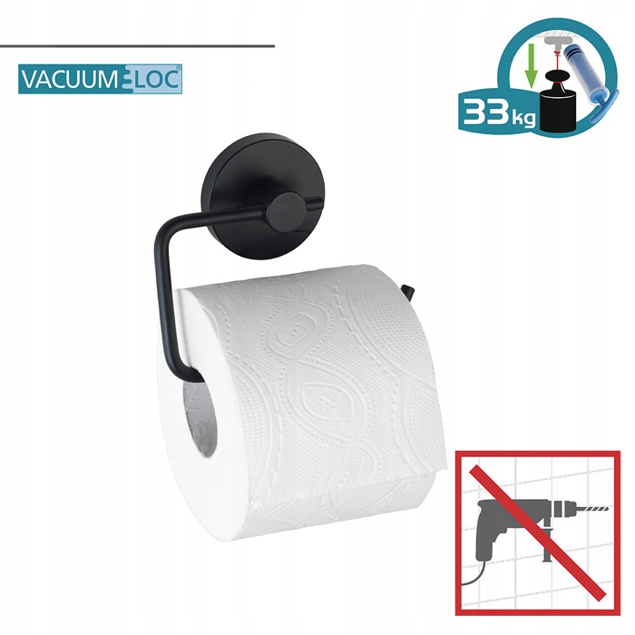 Bezinvazivní držák toaletního papíru Vacuum Loc – bez vrtání Wenko