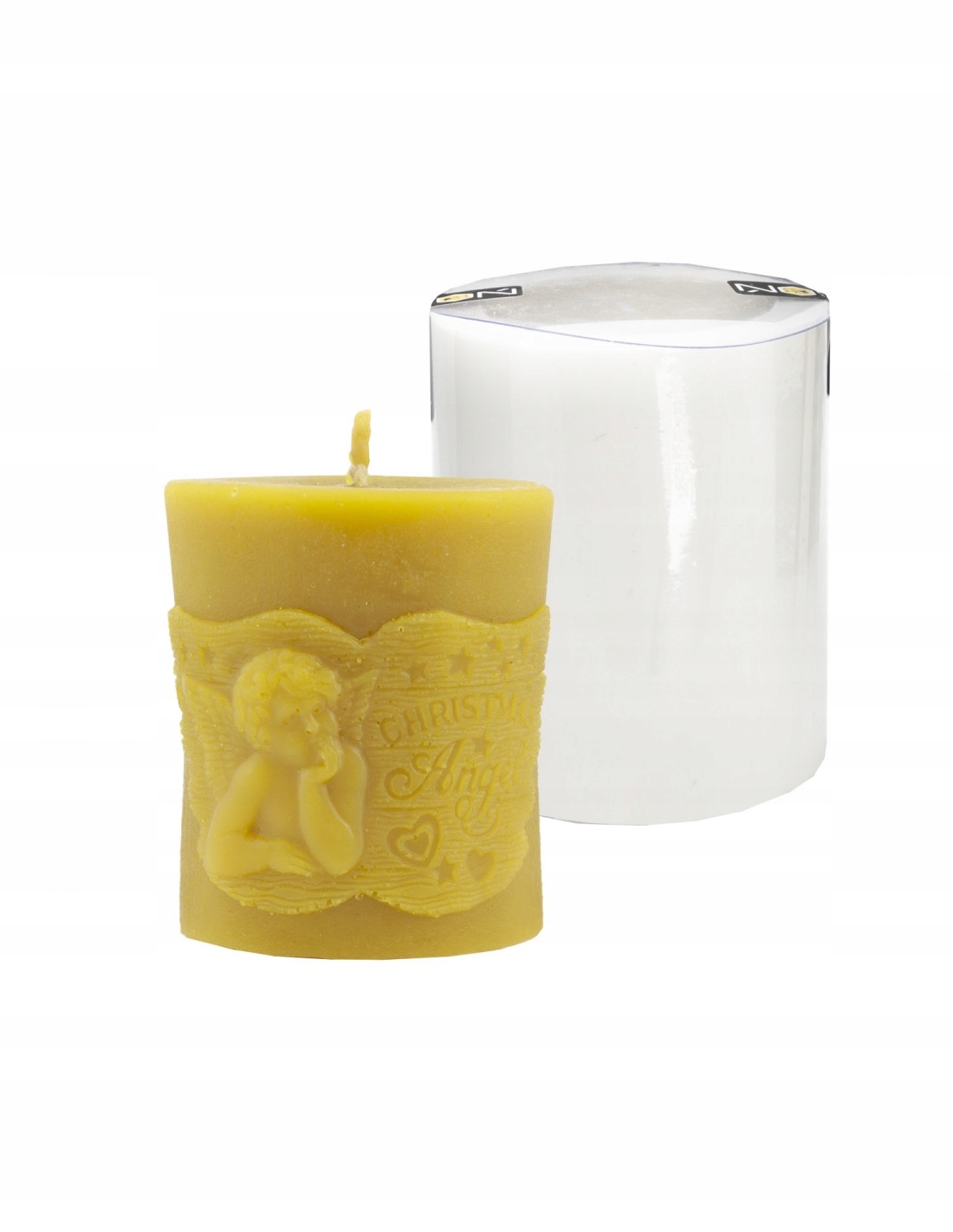 Forma do świec z wosku silikon Świeca z aniołkiem