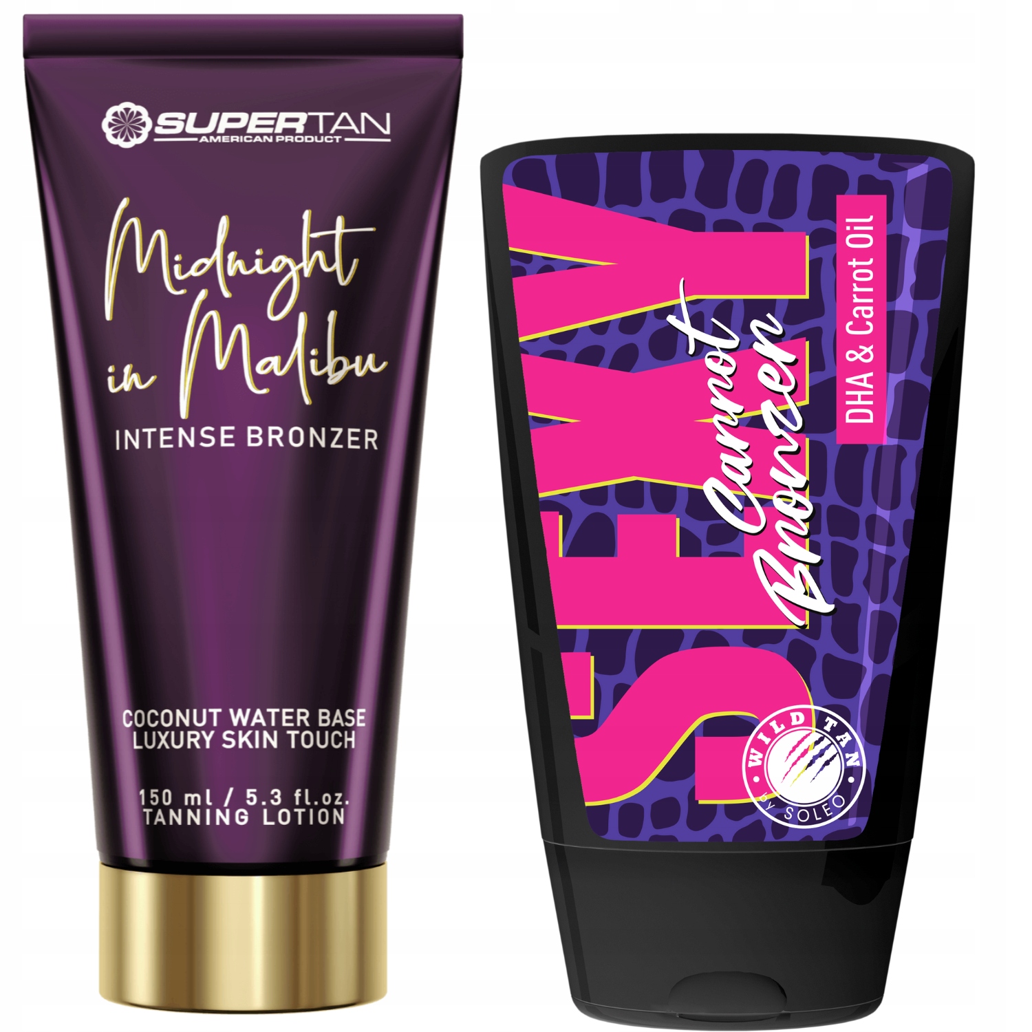 Supertan Midnight v odstínu Malibu Strong Bronzer Wild Tan Sexy Carrot Bonus