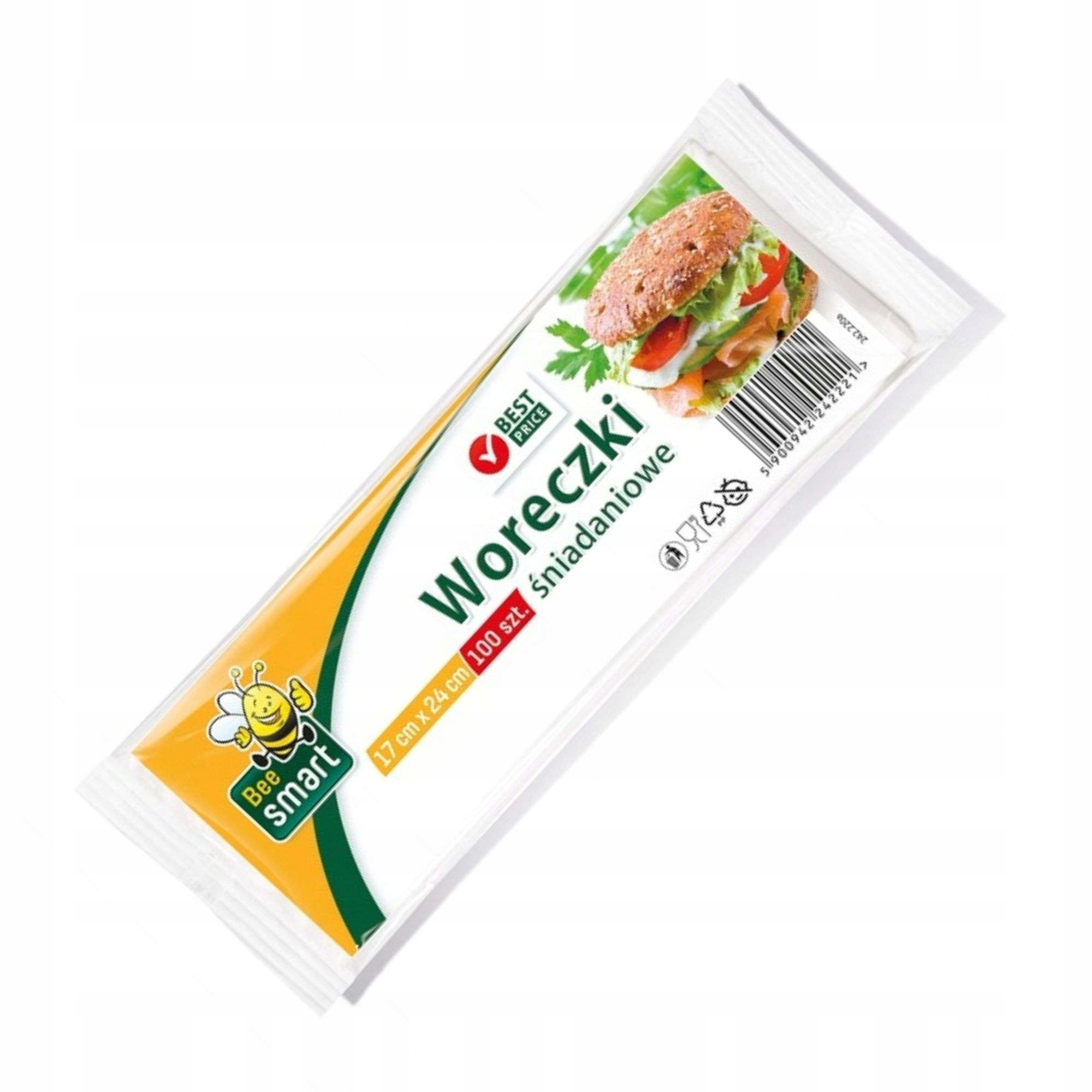 

Paclan Woreczki Śniadaniowe Jednorazowe 100szt