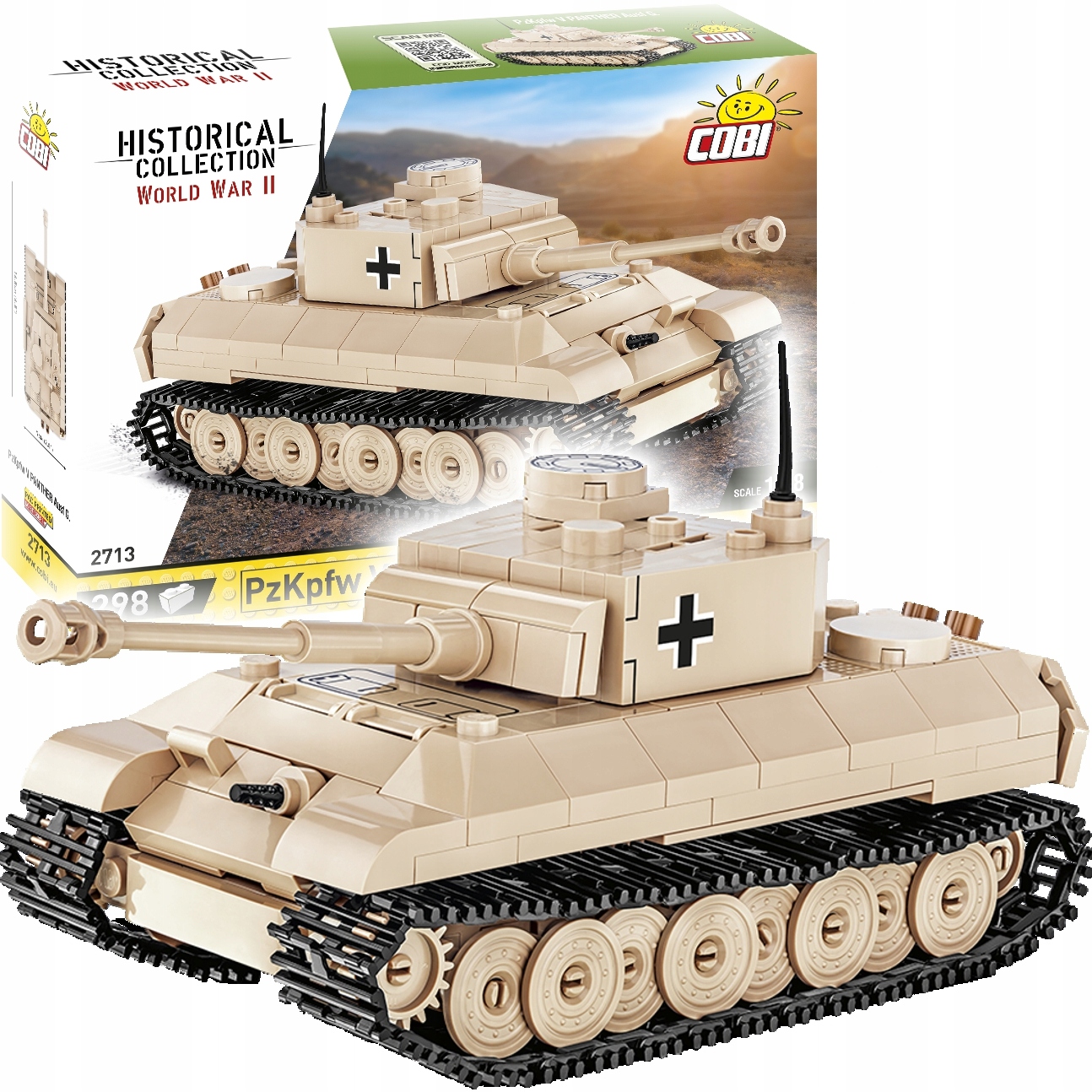 

Cobi 2713 Niemiecki czołg Panzer V Panther Ausf. G