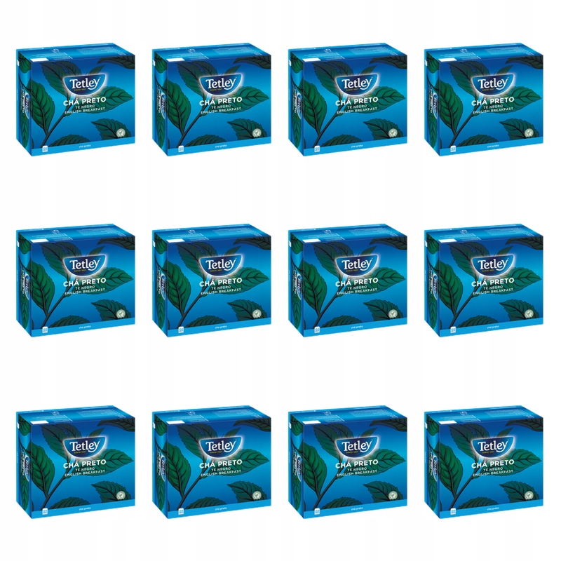 Čaj Tetley English Breakfast 100 sáčků x 1,5 g v obálce X12