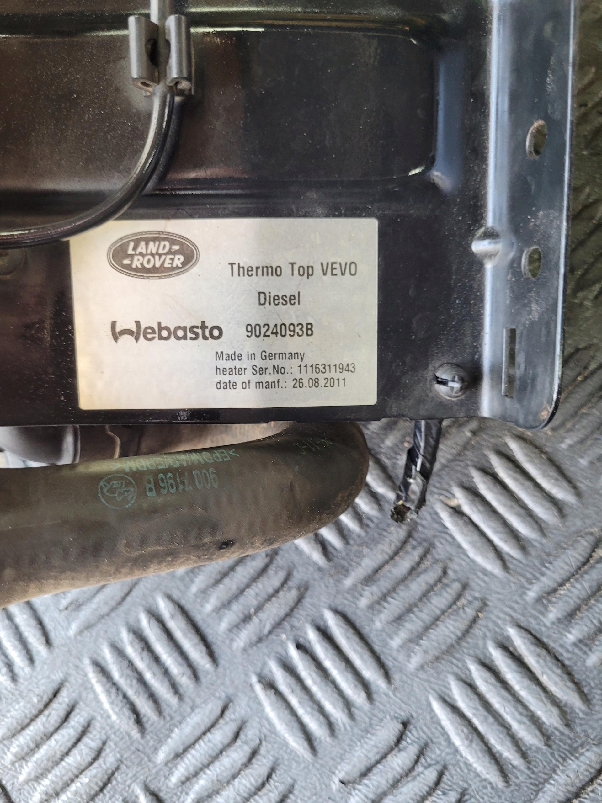 WEBASTO 9024093B 9024094B RANGE ROVER III SPORT L320 LIFT 3.0 D