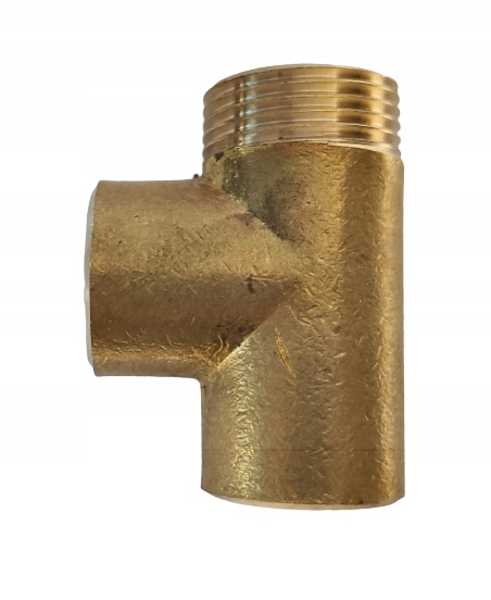 

Trójnik 3/4'' x 1/2 Mosiężny Zww Nyplowy Wzmacnian
