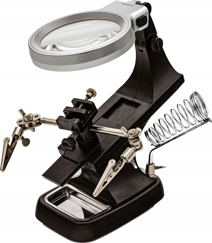 

Trzecia Ręka Stacja Uchwyt Lutowania Lupa Led