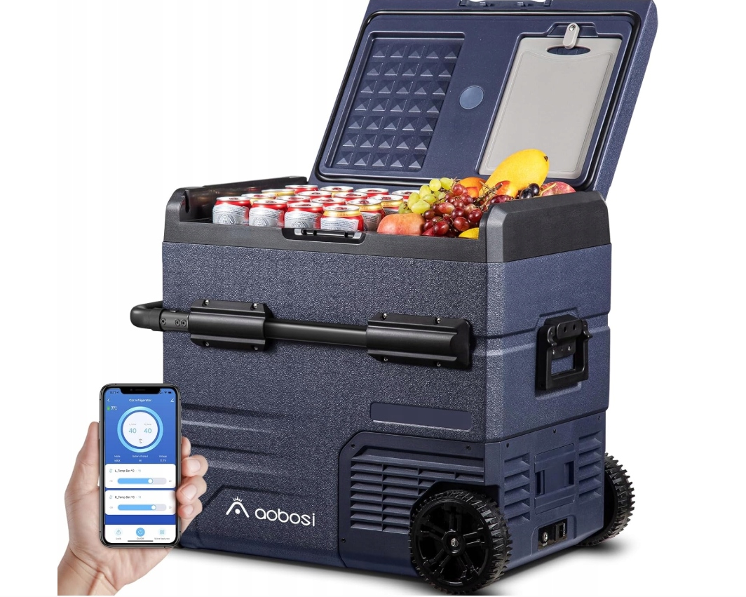 Lodówka samochodowa Aobosi TWW55 55 L 12/24 V od -20 do 20