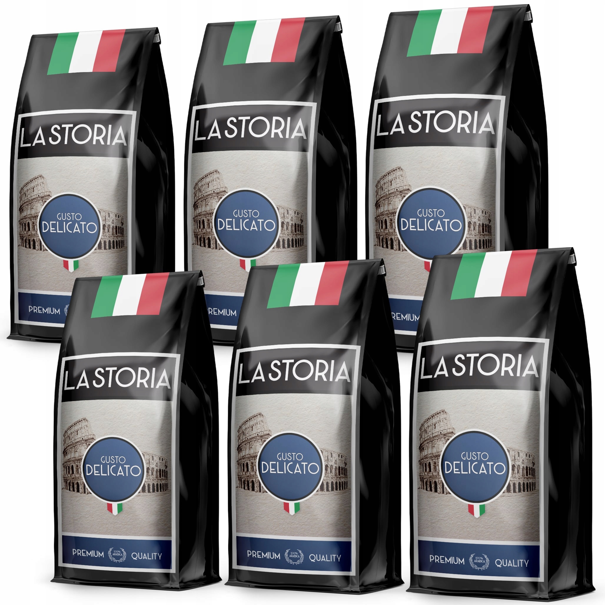 Levně Káva La Storia Delicato 6KG Čerstvě Pražená Do Kávovaru -blue Orca