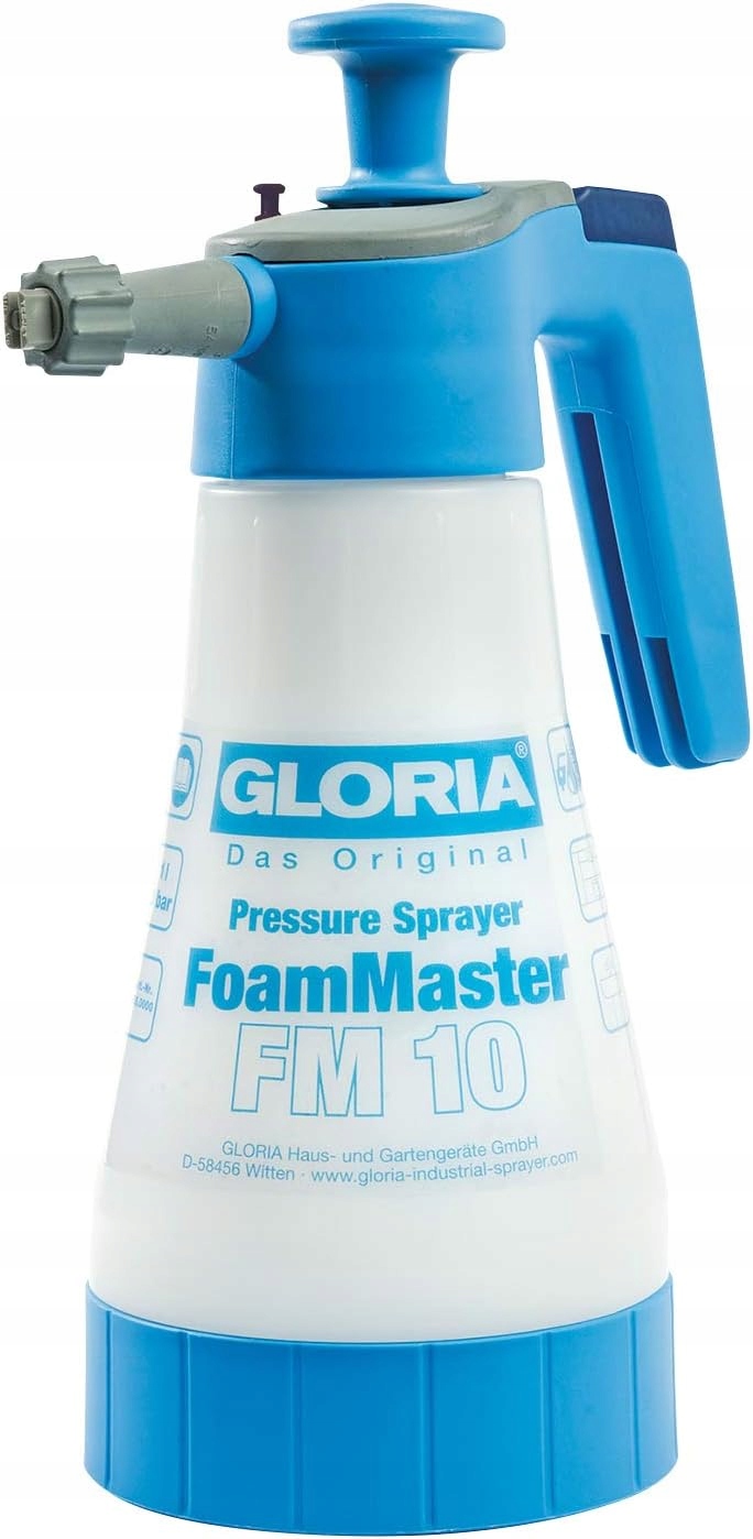 Gloria FoamMaster Fm 10 – ruční pěnovačka 1 l 3 trysky, 3 bary