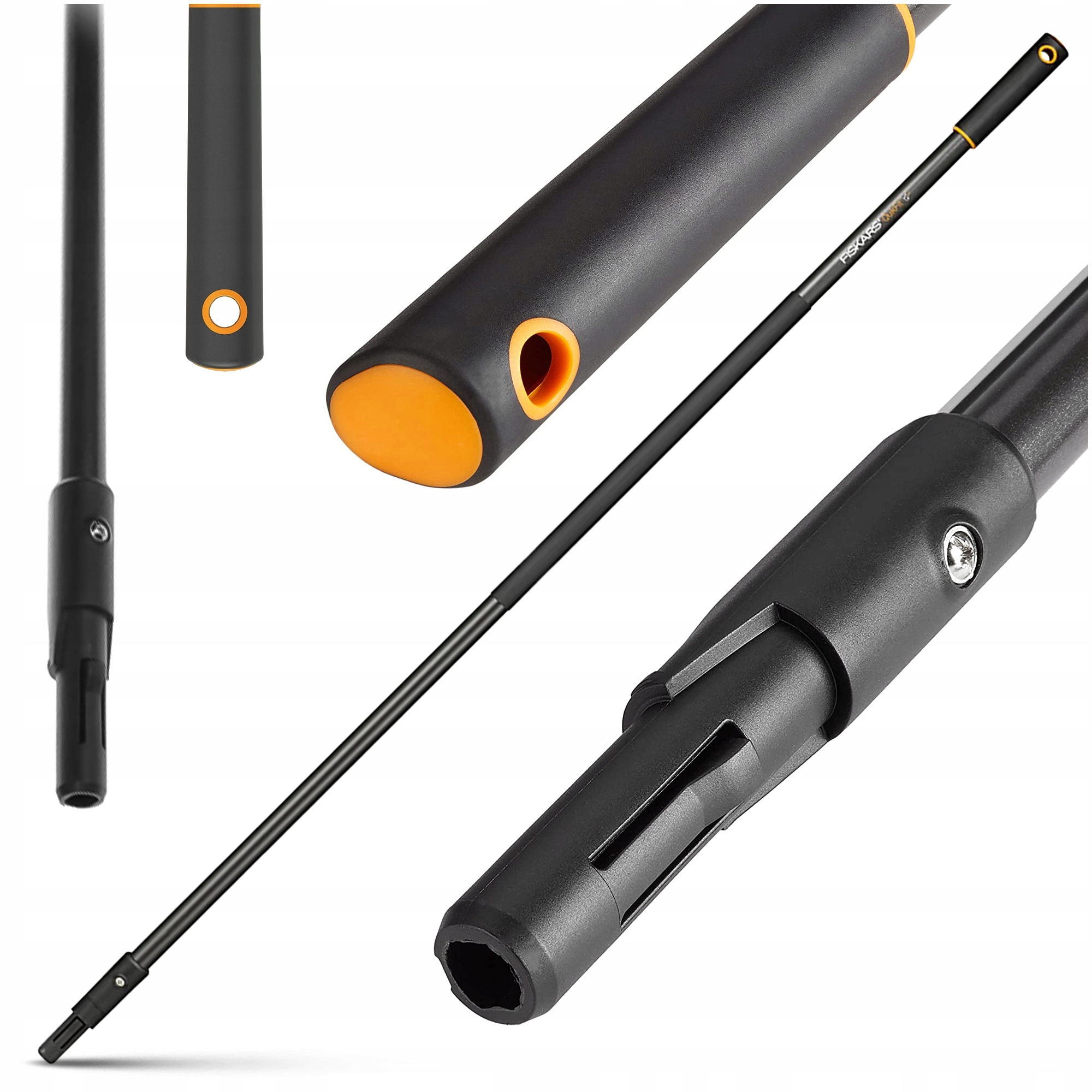 Kij Trzonek Fiskars 156 cm Aluminiowy Quikfit Uchwyt Miotły Grabi Motyki