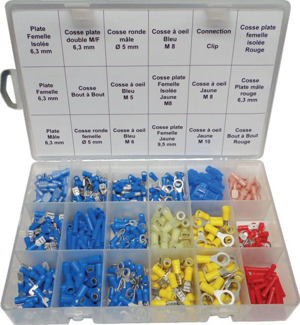 Набор кабельных наконечников 535 шт. в контейнере