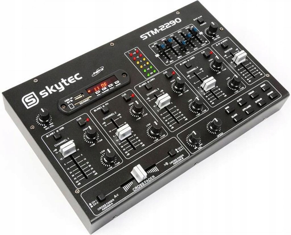Skytec STM-2290 6-kanałowy mikser Bluetooth USB SD MP3 FX