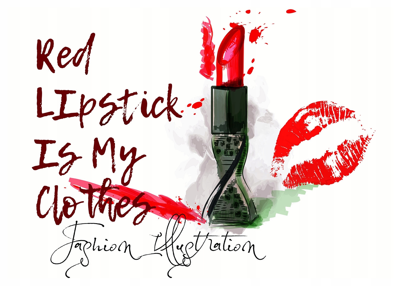 Fototapeta Červená rtěnka Otisk vášně Akcent 368x254 lepidlo