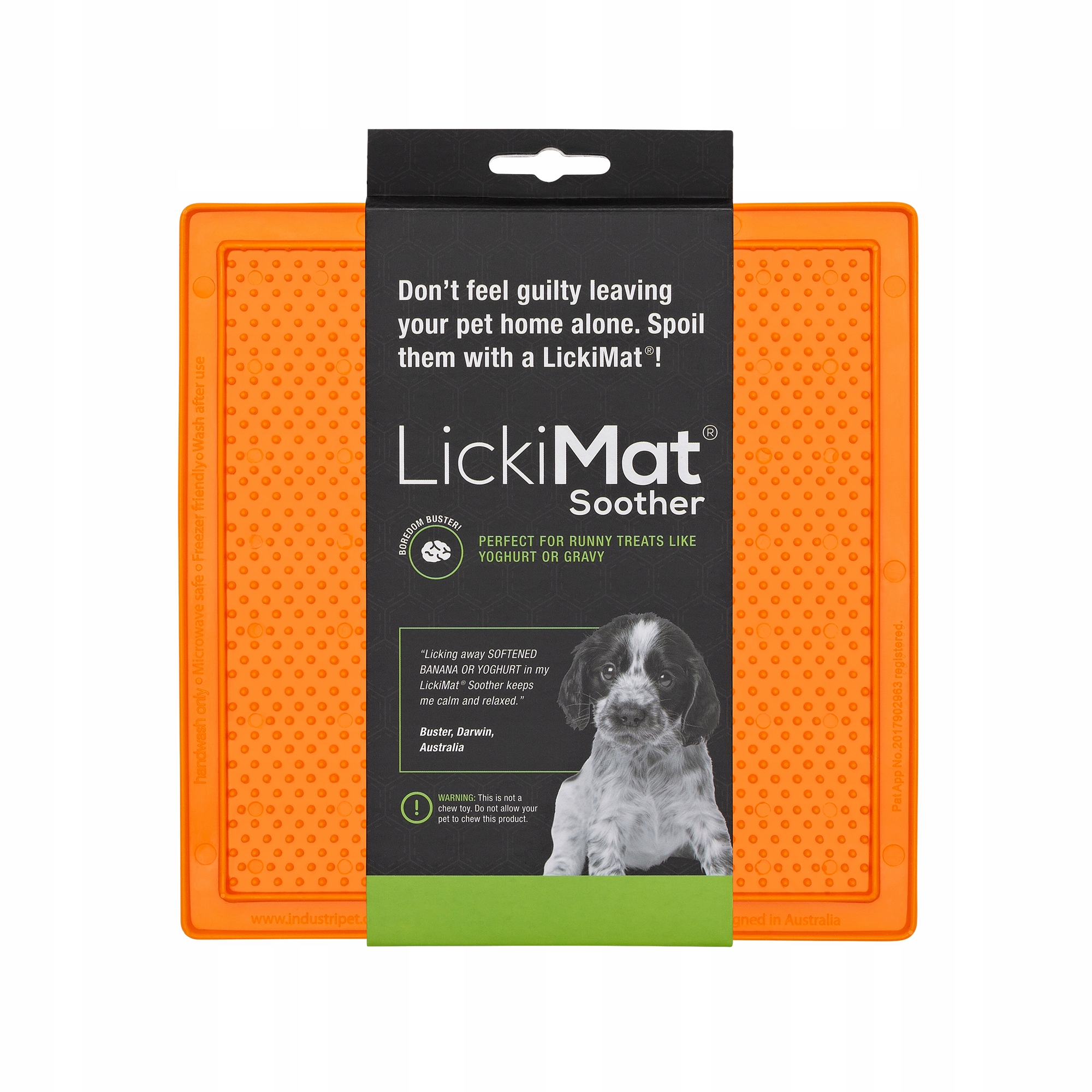 

Mata LickiMat Classic Soother do lizania pomarańcz