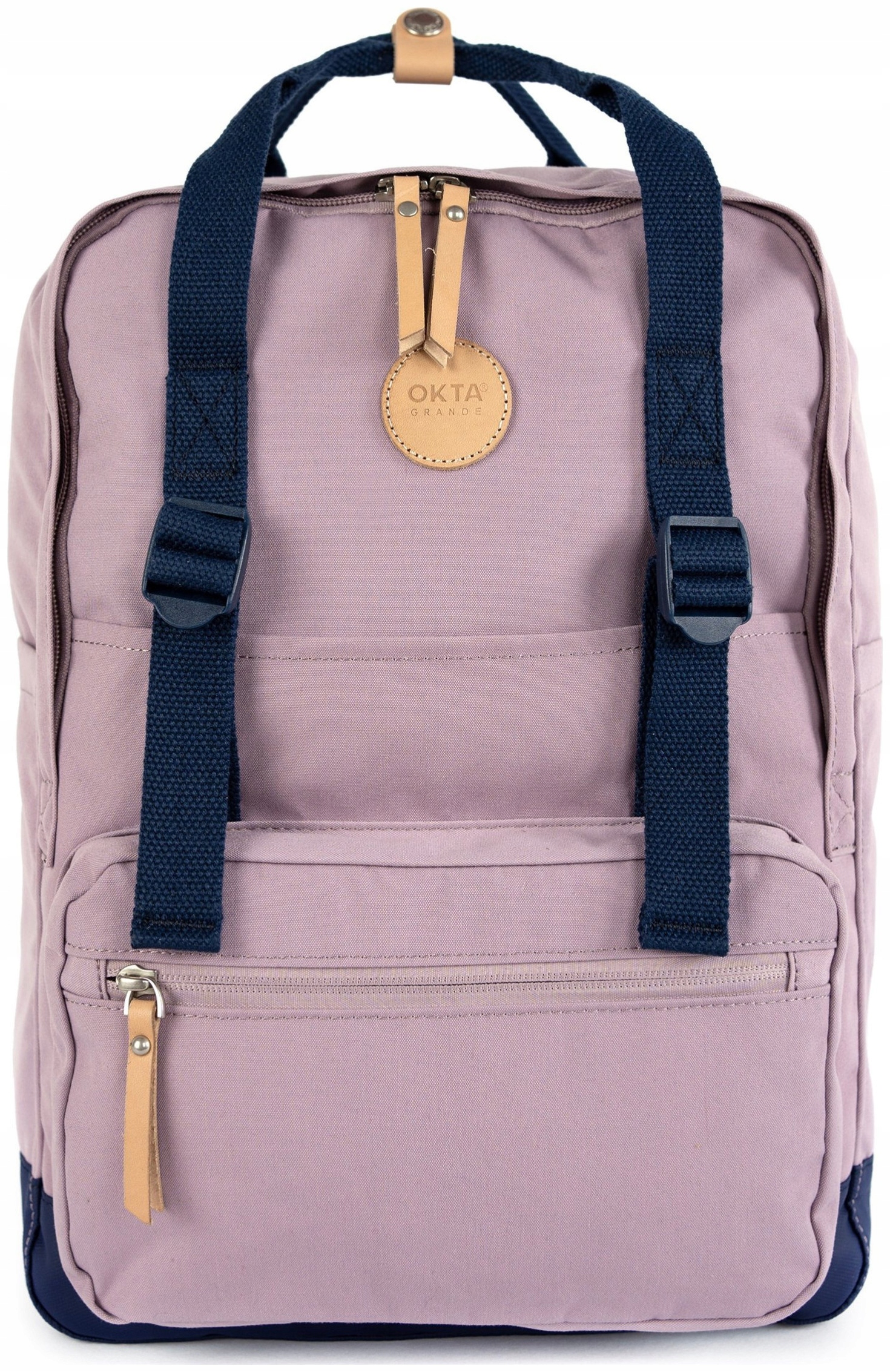 Batoh na notebook Himawari Study M prostorný pro práci, lehký, levandulový