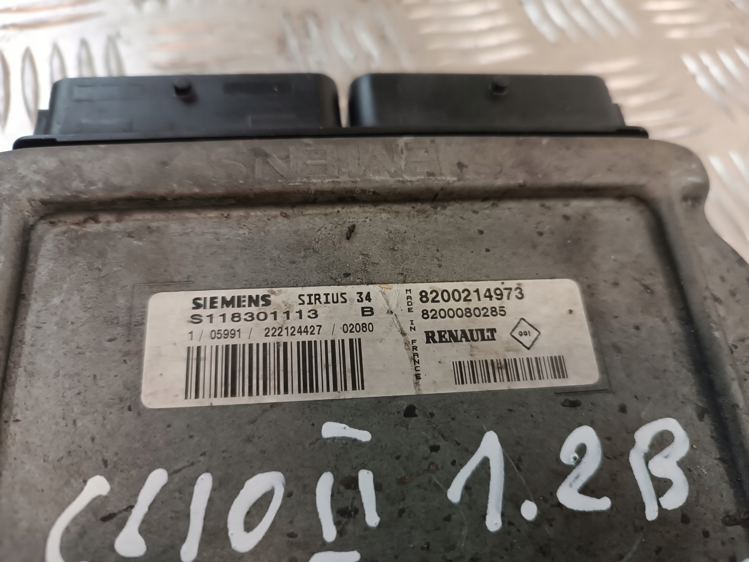 computer control unit CLIO II SIEMENS 8200214973