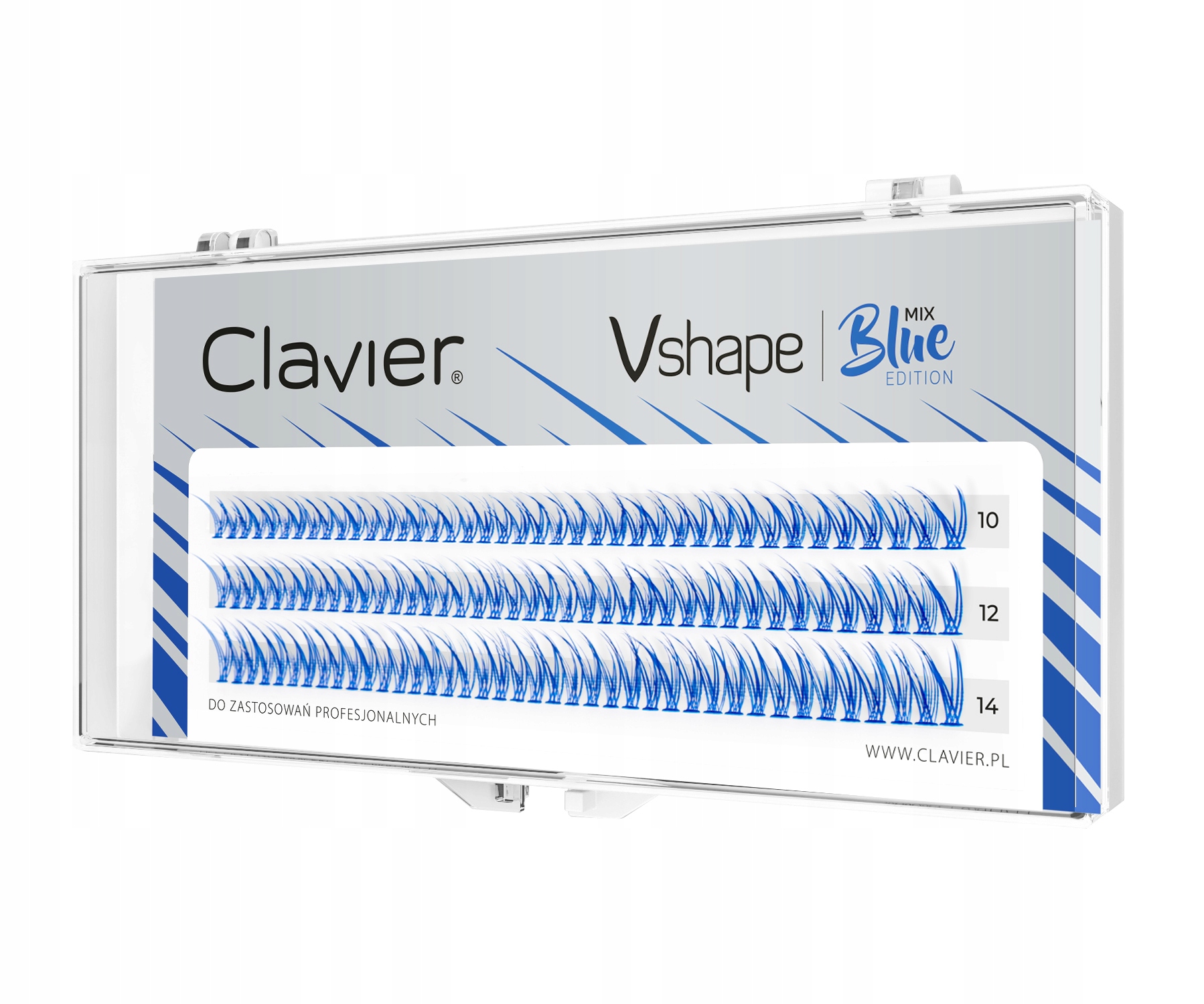 

Kępki Rzęs V shape Colour 10,12,14mm - Blue, Mix