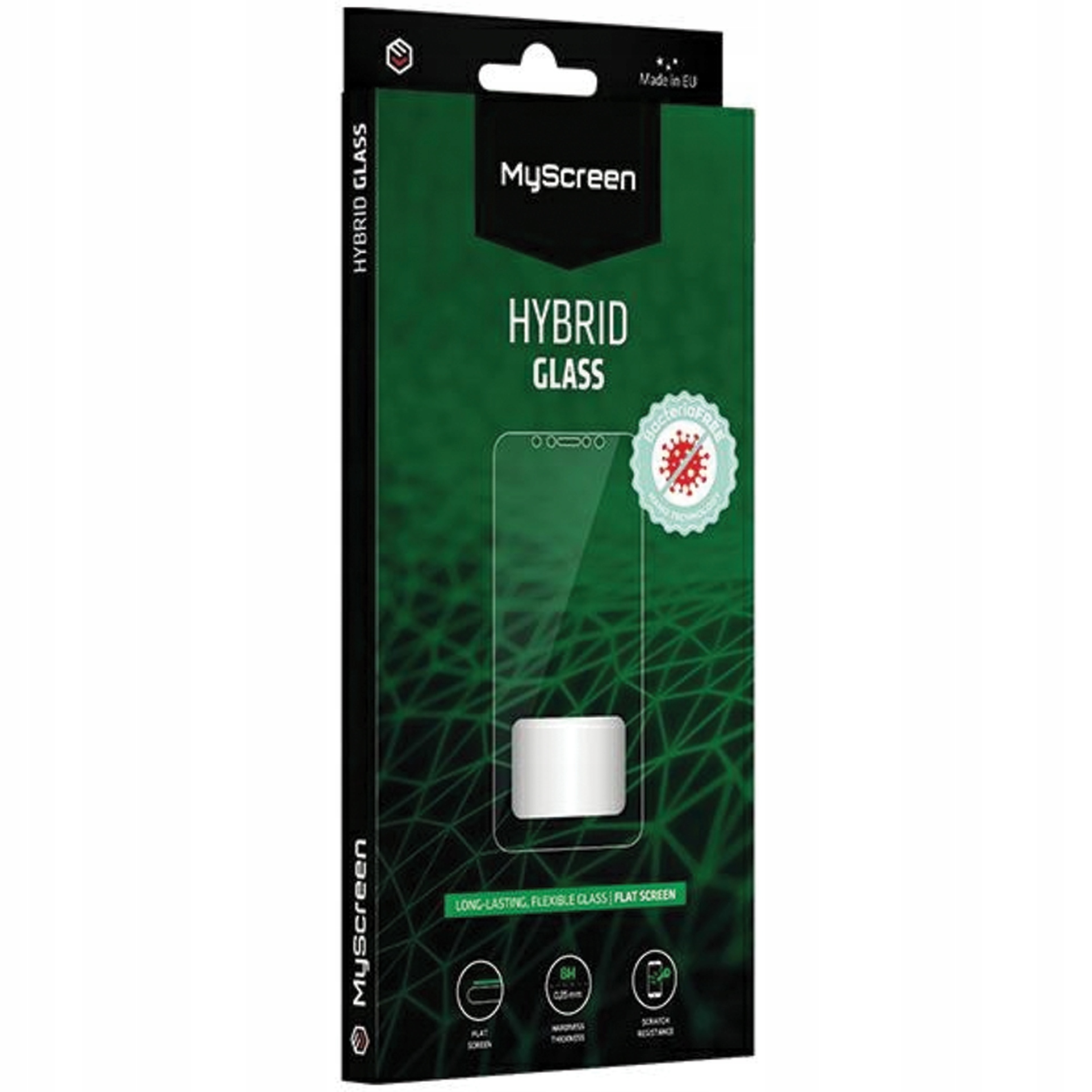 Myscreen Protector Ms Hybridglass Bacteriafree Do Htc U20 5G Szkło Ochrona