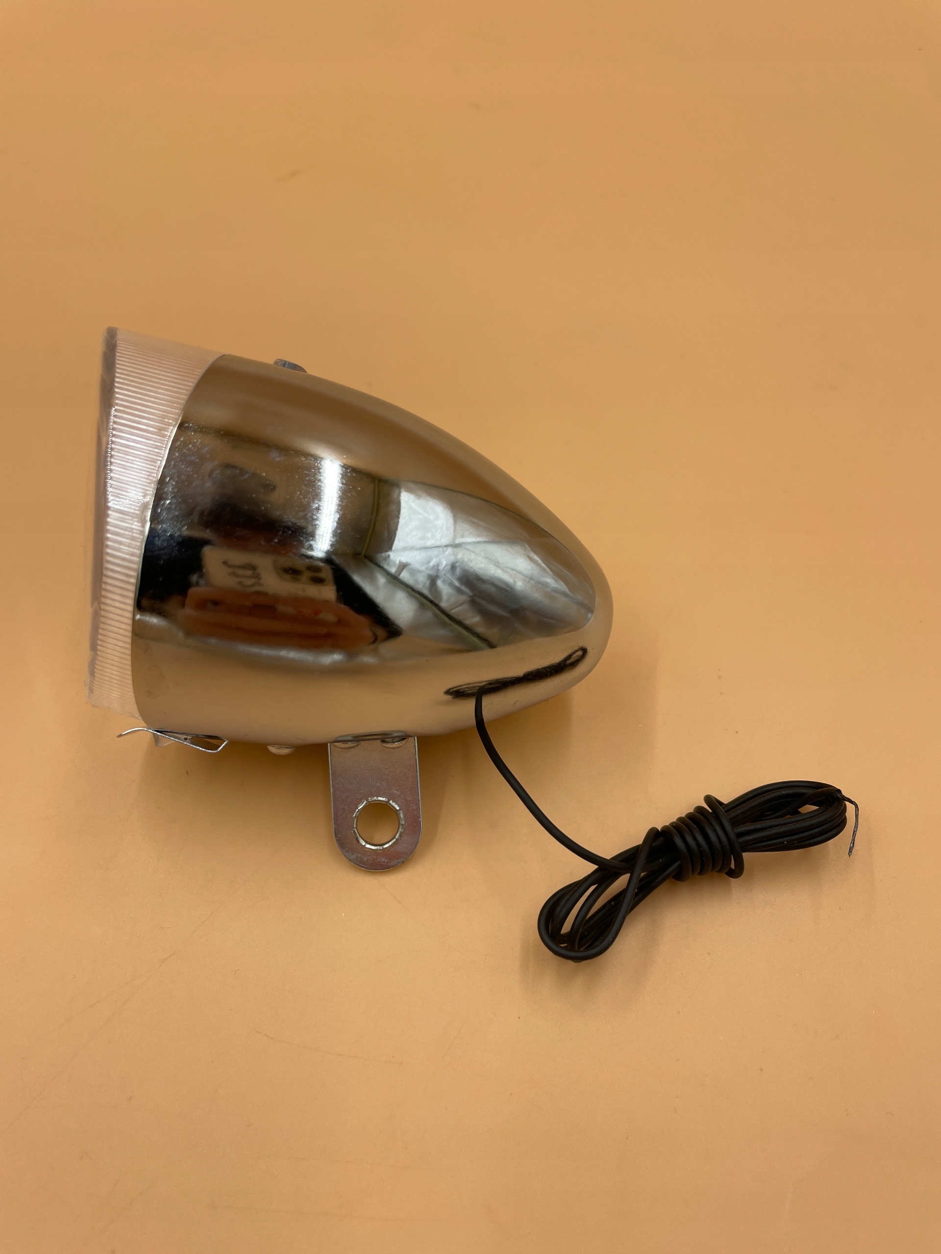 Lampa przód CHROM Retro żarówka dynamo srebrna Kod producenta lpcp