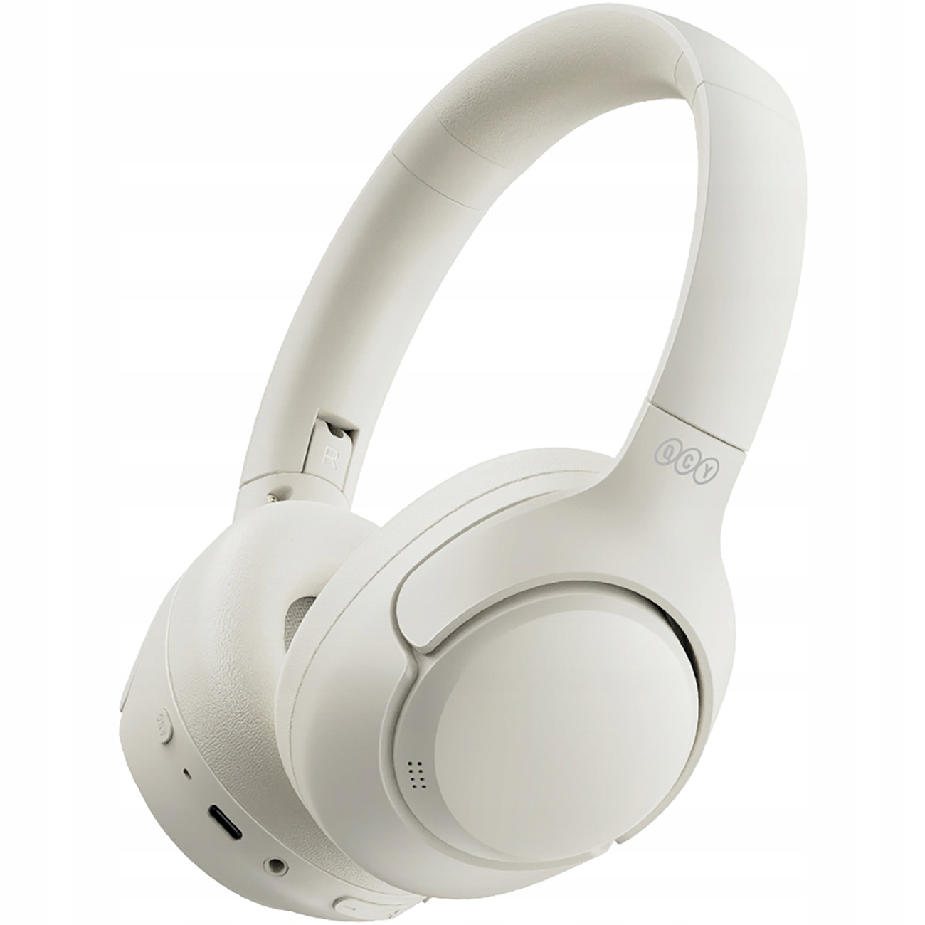 Sluchátka přes uši Qcy H3 s Anc, Bluetooth 5.4 a Hi-Res Audio bílá