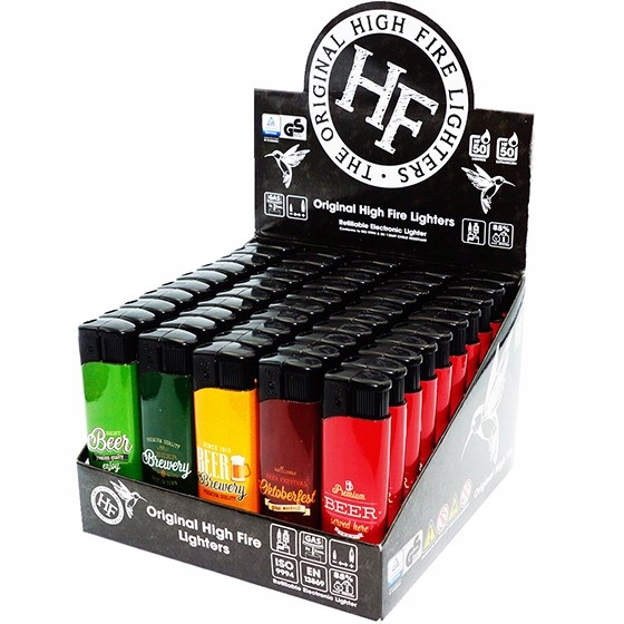 

50x Zapalniczka Piezo H.f. z Zaworkiem Beer