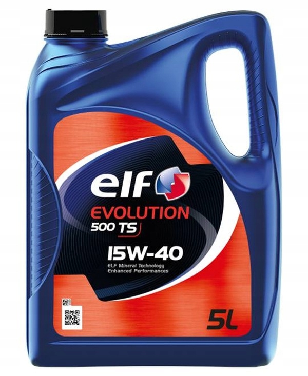 Olej ELF 15W40 5l EVOLUTION 500 TS SL/CF / A3
