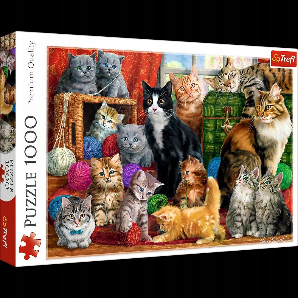 

Puzzle 1000 Kocie Spotkanie Trefl