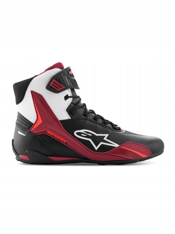 Motocyklové Topánky Alpinestars Faster 4 Black/white/red 43 (10)