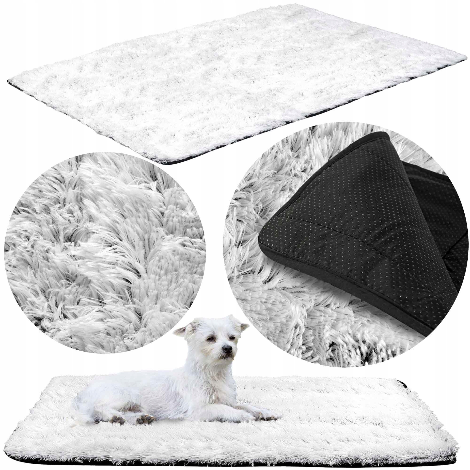 DYWAN SHAGGY FUTRZANY PLUSZOWY ANTYPOŚLIZGOWY DO SALONU POKOJU 100X160 CM