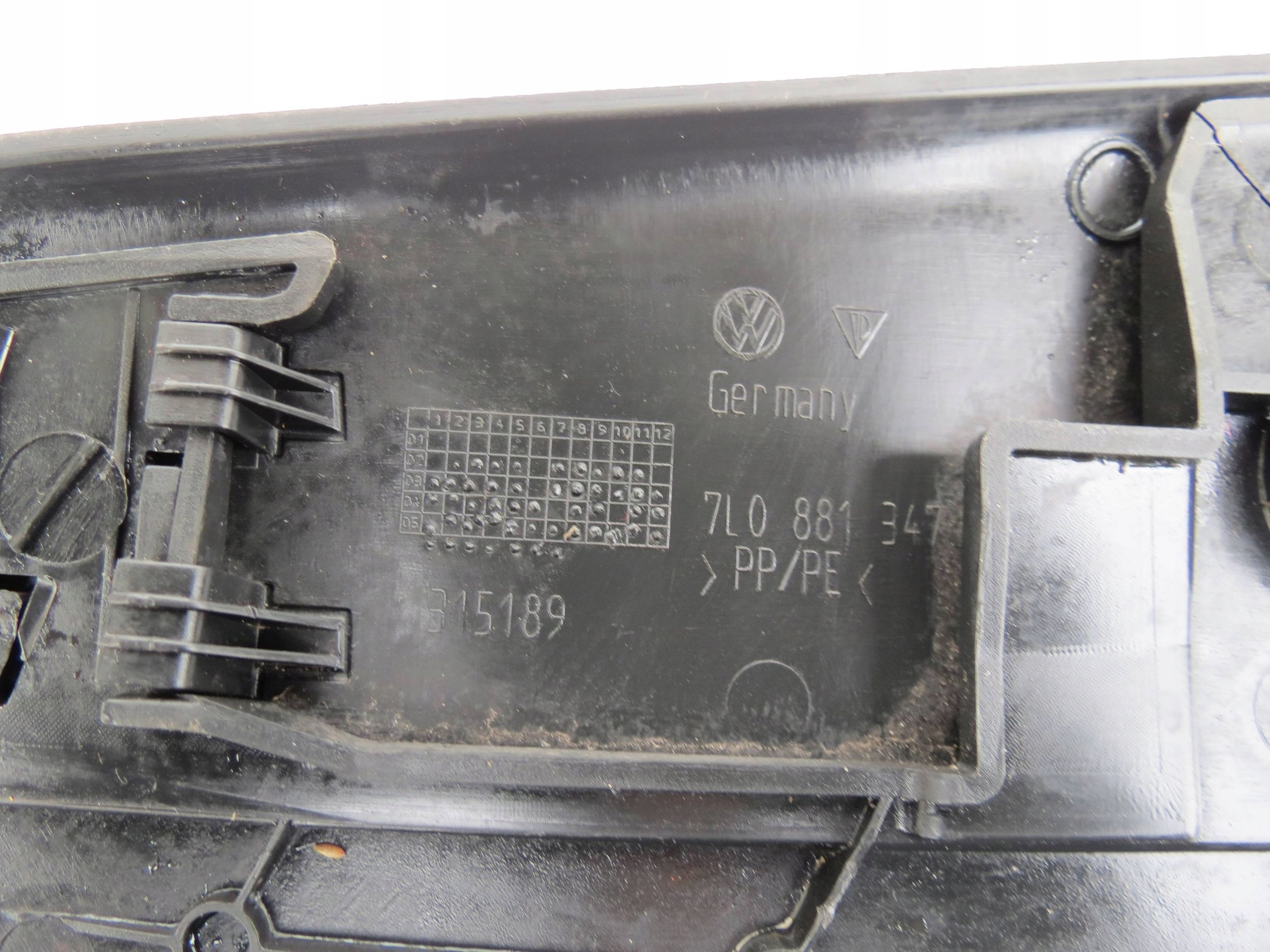 cover PANEL control seat PORSCHE CAYENNE 4.5 V8 7L0881317A 7L5959765B