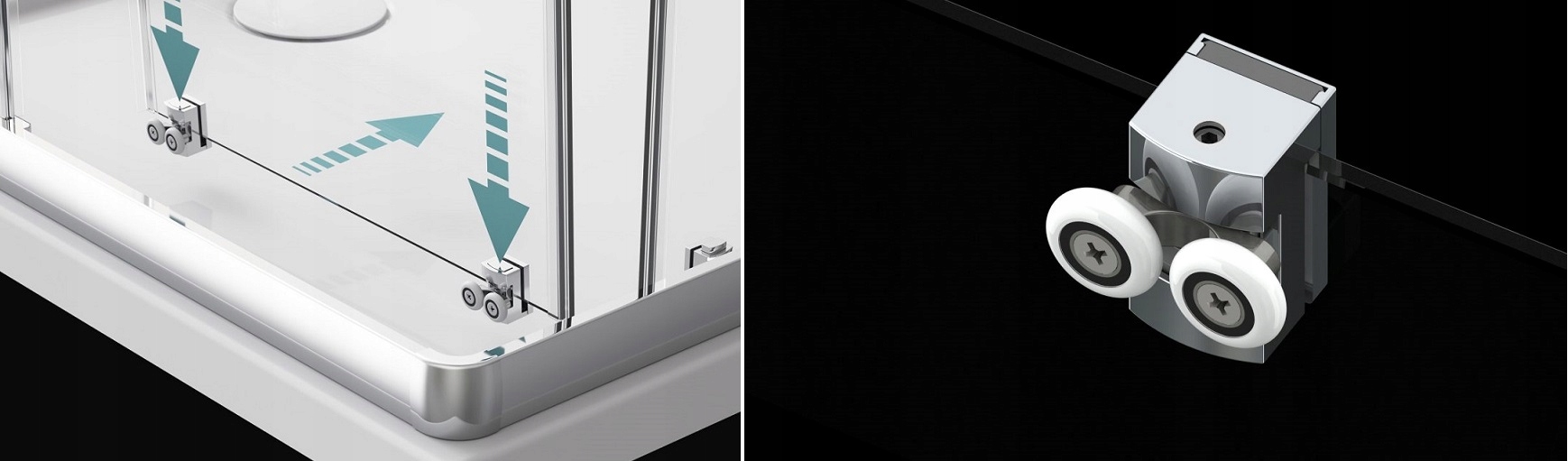 Drzwi RADAWAY Premium Plus DWJ 150x190 przejrzyste Kod producenta 33343-01-01N