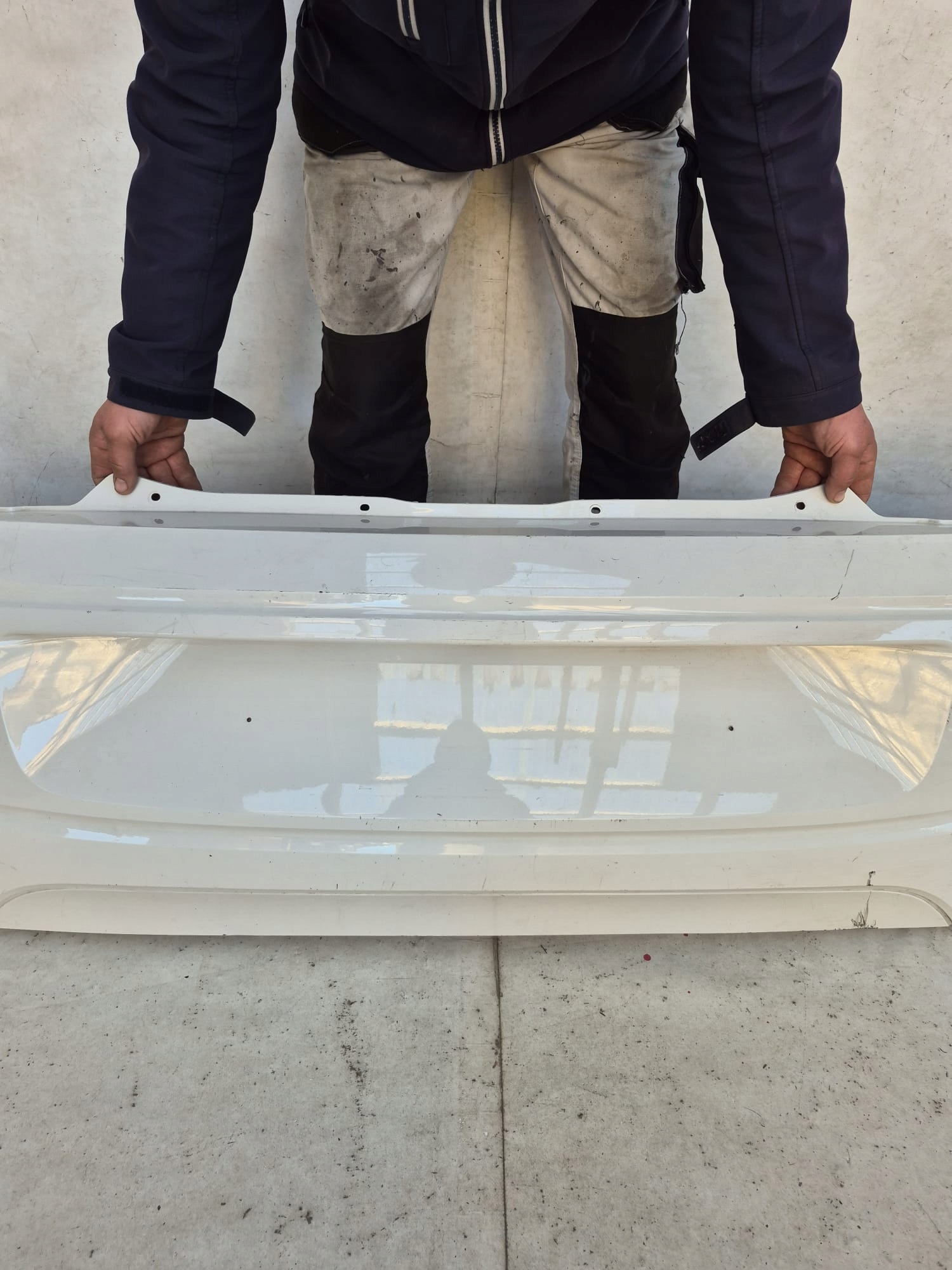 VW UP 11-16 bumper rear part rear